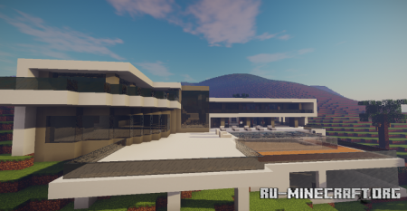  Modern Mansion In Berverly Hills  Minecraft