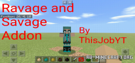  Ravage and Savage  Minecraft PE 1.14