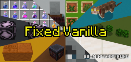 Скачать Fixed Vanilla для Minecraft PE 1.13