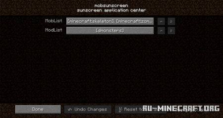  Mob Sunscreen  Minecraft 1.15.1