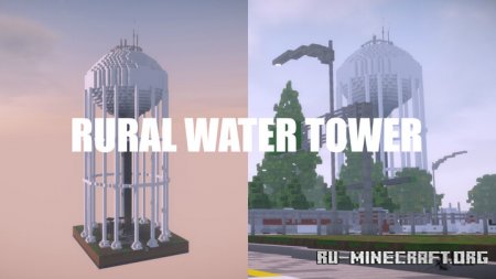  Realistic Rural Water Tower  Minecraft