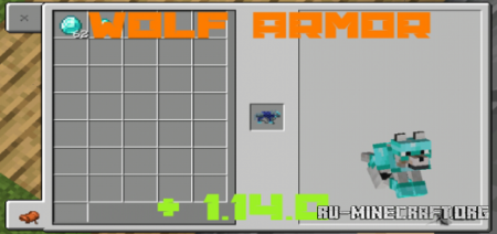  Wolf Armor  Minecraft PE 1.14
