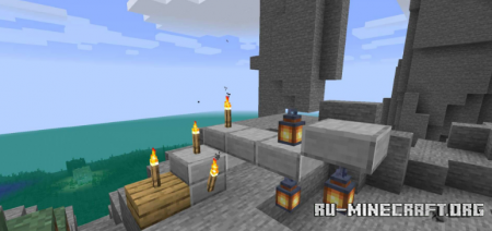  Torch Slabs  Minecraft 1.15.1
