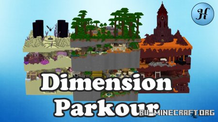  Dimension Parkour by Hielke  Minecraft