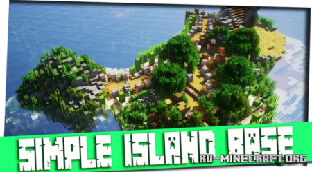  Simple Survival Island Base  Minecraft