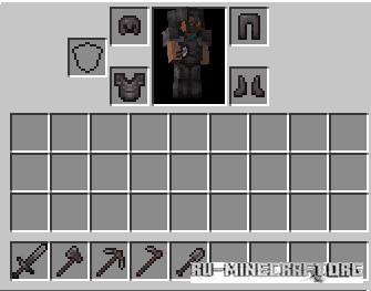 Незеритовые топор, мотыга, кирка, лопата и меч в Minecraft 1.16