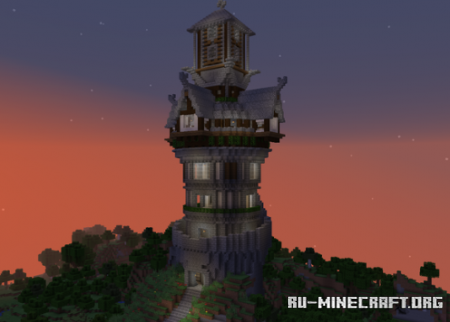  Cliff Tower  Minecraft