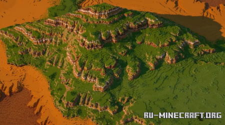  Mesa Plateau Terrain  Minecraft