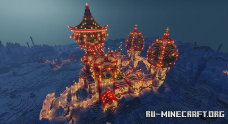  The Winter Palace and Winter Village  Minecraft