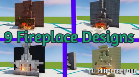  9 Fireplace Designs  Minecraft