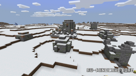 Скачать Infinite Snow World для Minecraft PE 1.14