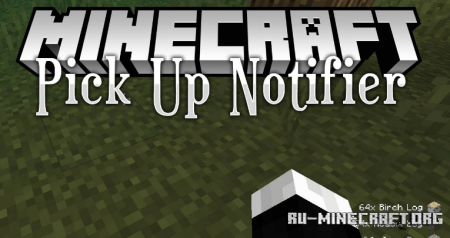  Pick Up Notifier  Minecraft 1.15.2