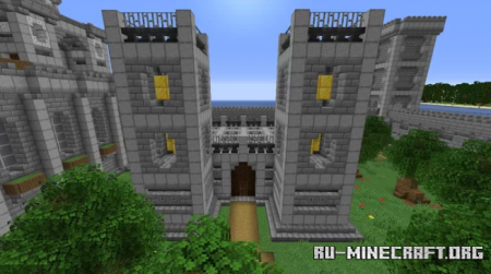  Castle of the island of Endera  Minecraft