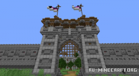  Castle of the island of Endera  Minecraft
