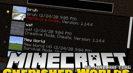  Cherished Worlds  Minecraft 1.15.2