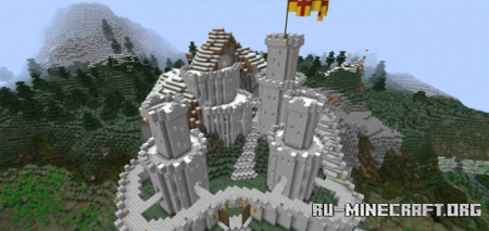  Mountain Castle by niksjman  Minecraft