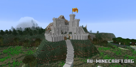  Mountain Castle by niksjman  Minecraft