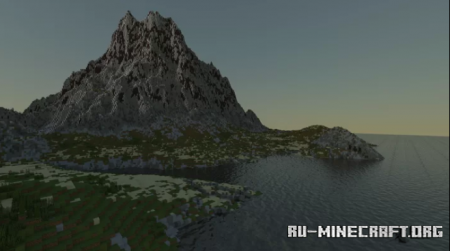  Volcano on an Island  Minecraft