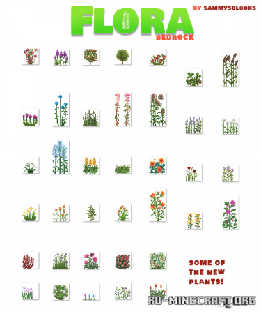  Flora Bedrock  Minecraft PE 1.14