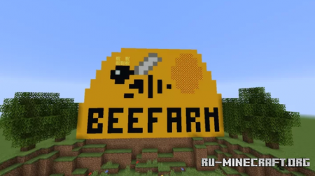  BeeFarming Valley  Minecraft
