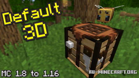 Default 3D [16x]  Minecraft 1.16
