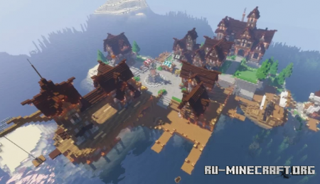  Medieval Dock Island  Minecraft