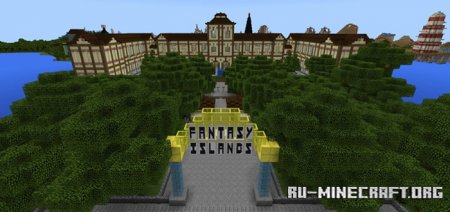 Скачать Fantasy Islands by End_Boy для Minecraft PE