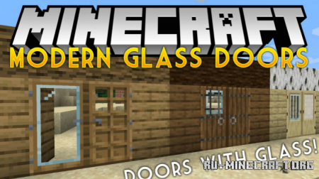  Modern Glass Doors  Minecraft 1.15.2