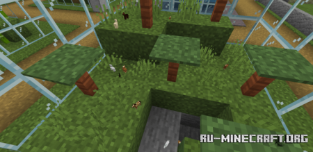 Скачать Tiny World: Mini Biome and Zoo для Minecraft PE