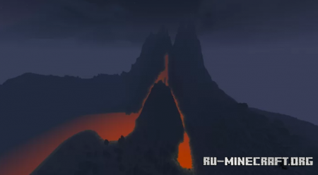  Volcano Survival Island by UnboundHoldenL  Minecraft