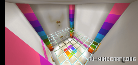  Rainbow Tower (Parkour)  Minecraft PE