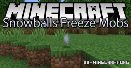  Snowballs Freeze Mobs  Minecraft 1.15.2