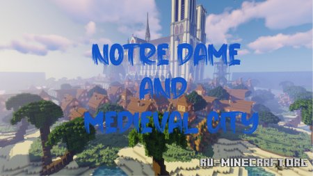  Notre Dame and Medieval City  Minecraft