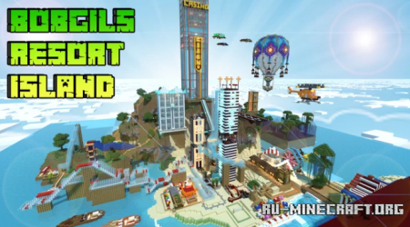  Bobgil Resort Island  Minecraft