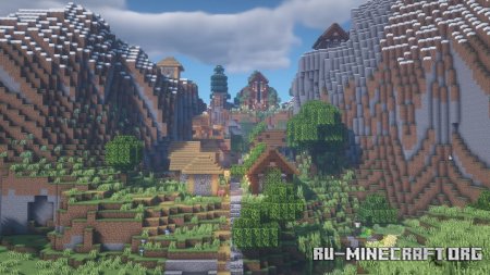  Hilltop Village Transformation  Minecraft