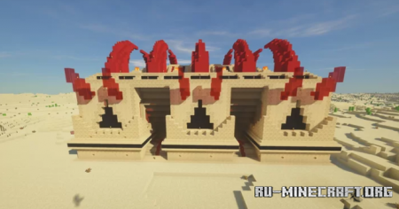 The Burning Desert - Hall of the Banished  Minecraft