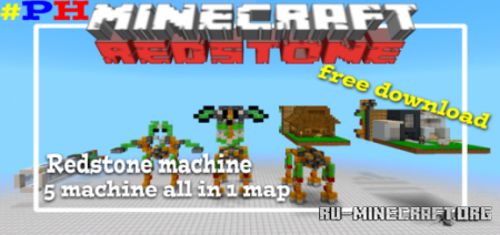  Redstone Machine by FrostCraft  Minecraft PE
