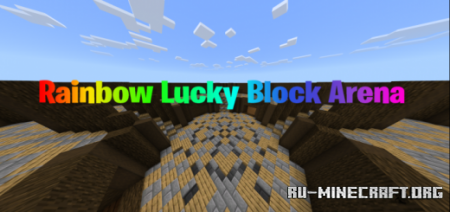  Rainbow Lucky Block Arena  Minecraft PE