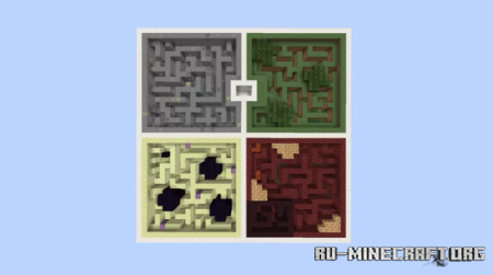 Скачать Biome Maze by Evan_Radzz для Minecraft