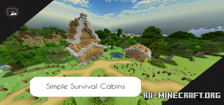  Simple Survival Cabins  Minecraft PE