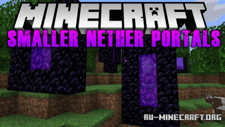  Smaller Nether Portals  Minecraft 1.15.2