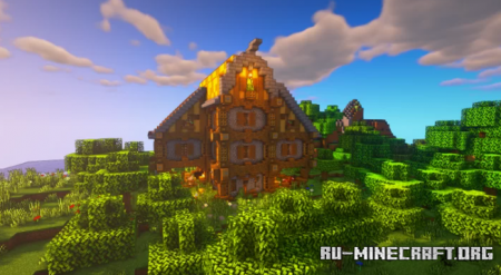  Big Rustic House  Minecraft