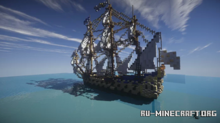  La Ensoleillement Ship of The Line  Minecraft