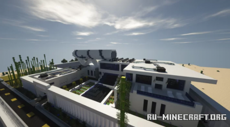  Large Abstract Modern Mansion  Minecraft