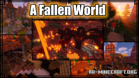  A Fallen World: A Find the Button Adventure  Minecraft