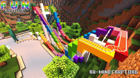  Colour Park (Theme Park)  Minecraft PE
