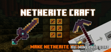  Craft Netherite  Vanilla Tweakz  Minecraft PE 1.16