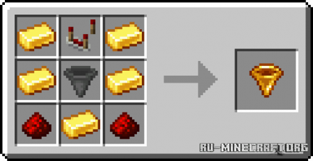  Golden Hopper  Minecraft 1.15.2