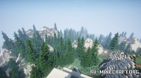  Small Taiga Biome Island  Minecraft