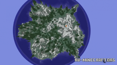  Small Taiga Biome Island  Minecraft